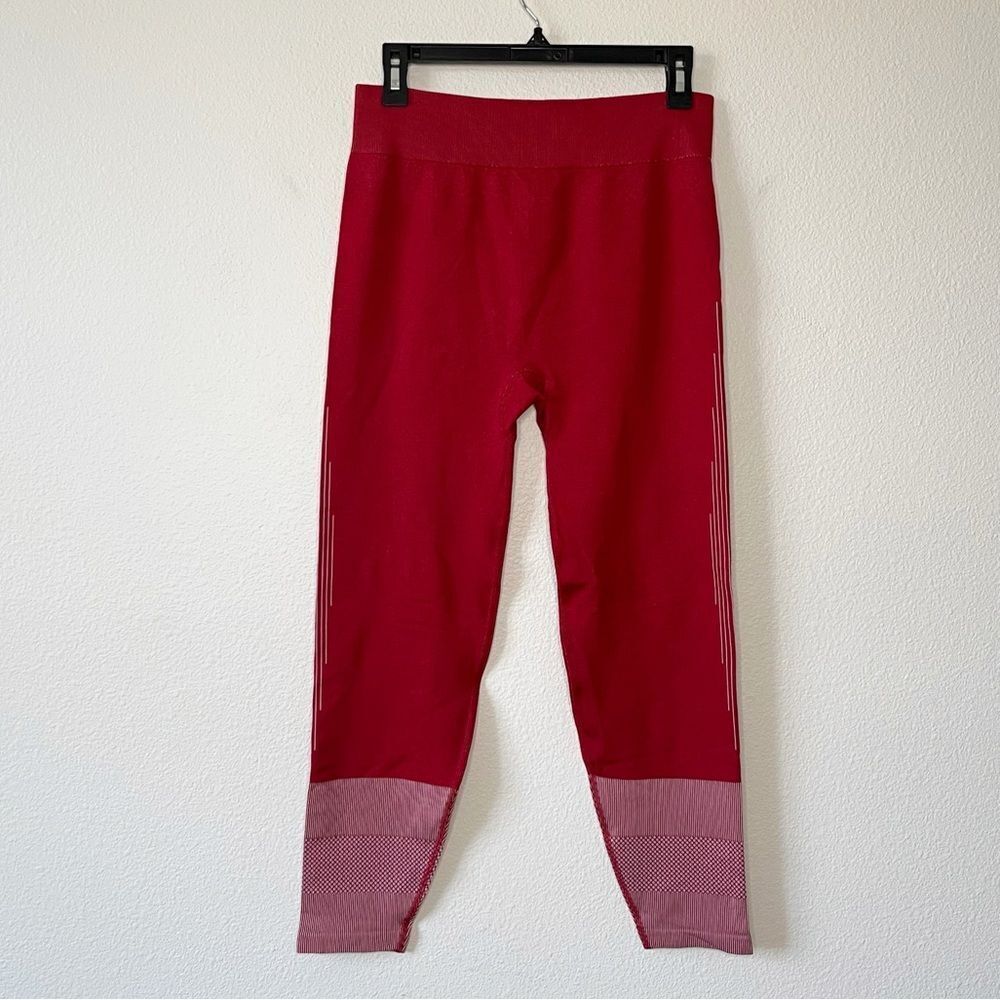 NWT Sweaty Betty Sculpt Base Layer Legging in Vine Red Workout Seamless Size XL